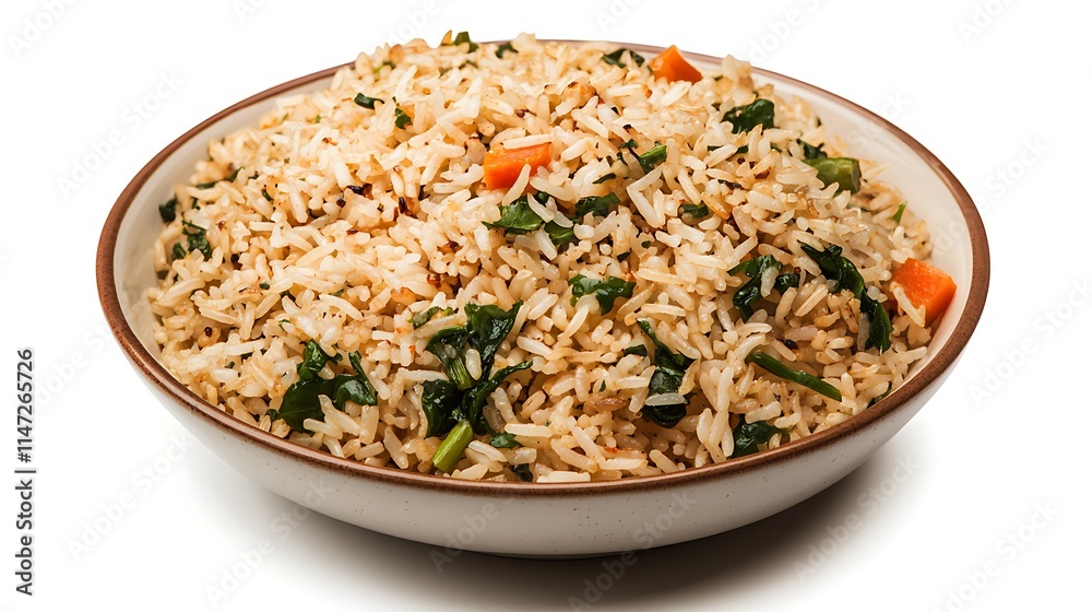 Delicious Vegetable Fried Rice in a Bowl Delicious Vegetable Fried Rice in a Bowl
