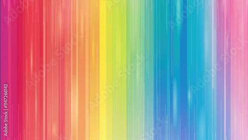 Abstract vertical rainbow gradient with vibrant colors