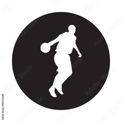 icon of a person playing basketball