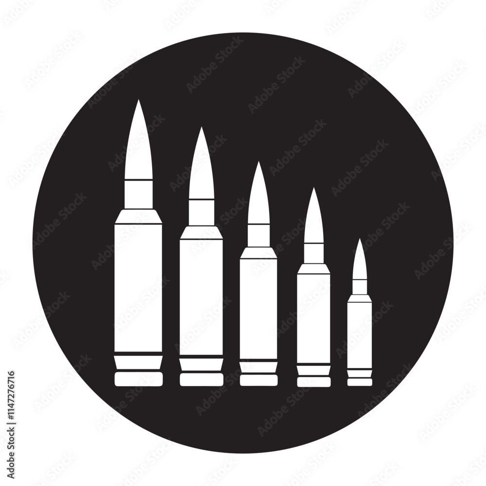 bullet ammunition vector illustration symbol design bullet ammunition vector illustration symbol design