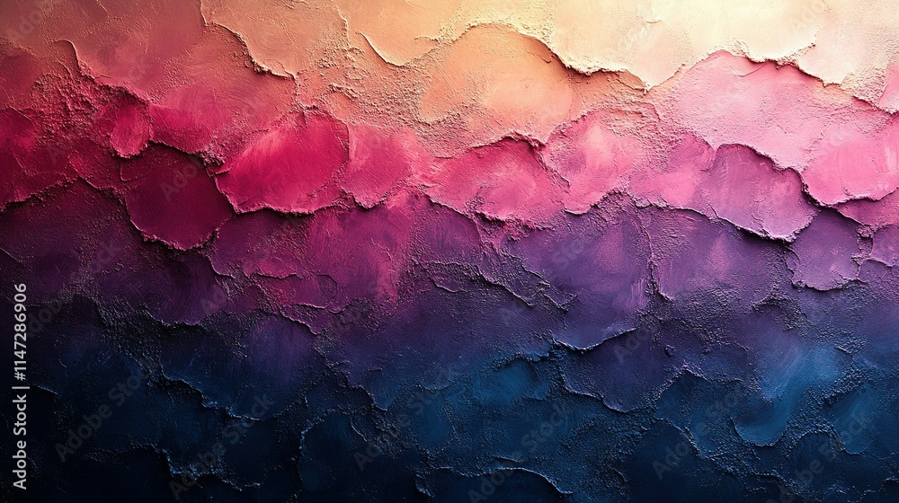 Noisy Grainy Background with Vibrant Blue and Magenta Colors