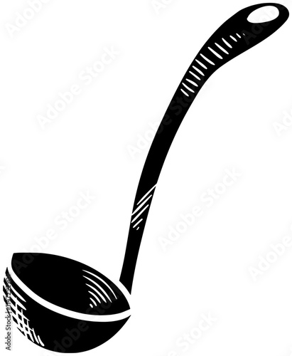 asian illustration spoon silhouette pour logo restaurant icon sauce outline ajiaco soup space spicy thai plate thailand tom top shape to vector graphic background