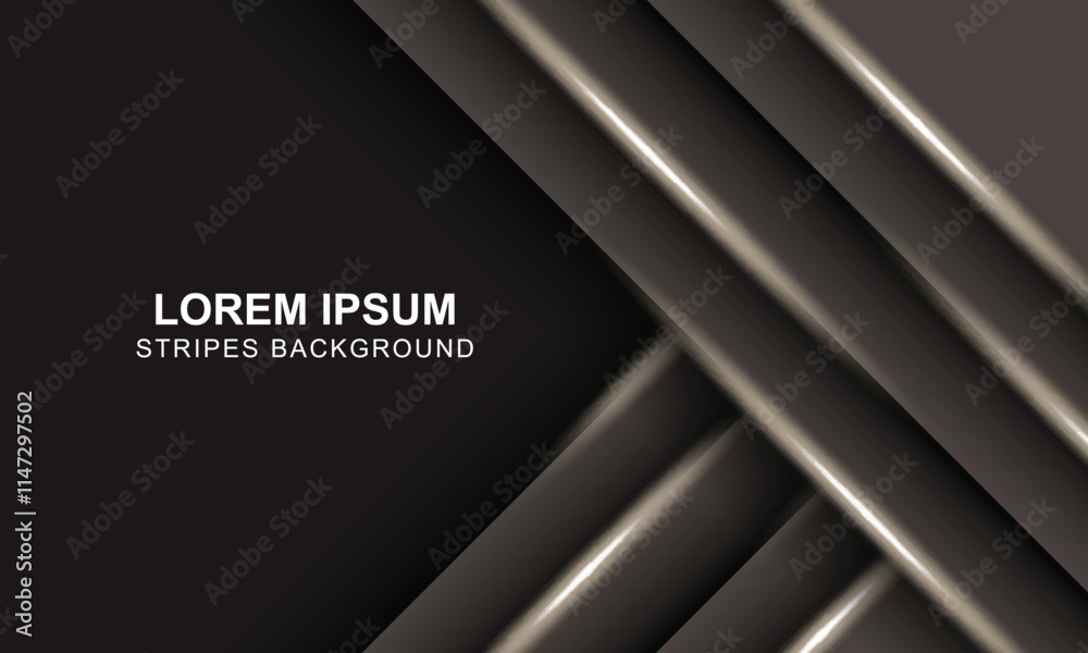 Obraz premium Overlapping stripes with light and shadow.