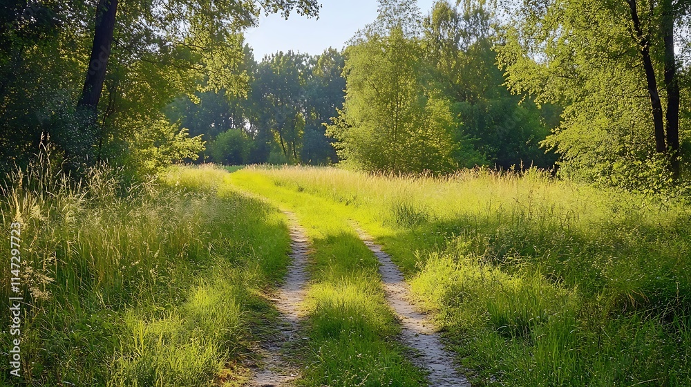 Fototapeta premium Summer Countryside Path