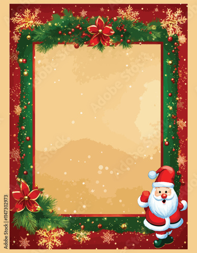 Vector Christmas tree on white background