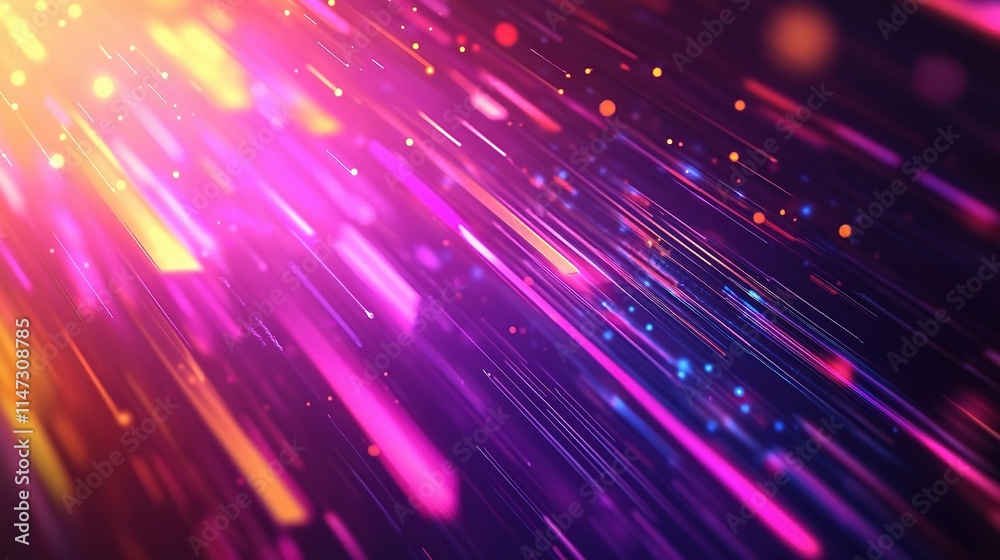 Fototapeta premium Abstract Rising Arrow Background with Technology and Chart Elements