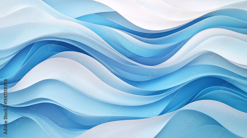 Minimalist abstract background with smooth blue waves and soft gradient transitions, perfect for versatile design templates Minimalist abstract background with smooth blue waves and soft gradient transitions, perfect for versatile design templates
