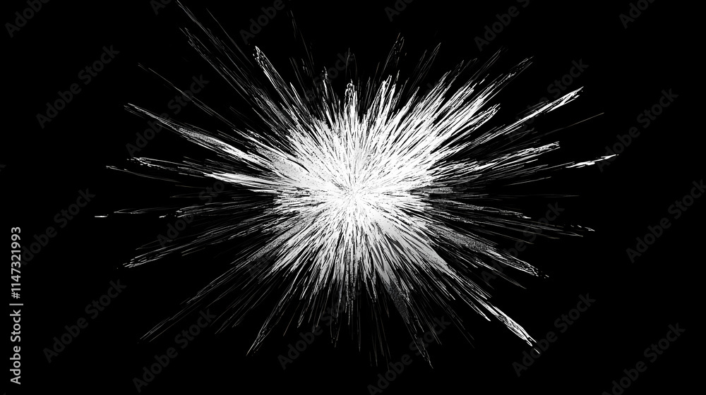A stunning starburst on a dark, dramatic background. ideal for design projects and artistic creations. Starburst. Illustration A stunning starburst on a dark, dramatic background. ideal for design projects and artistic creations. Starburst. Illustration