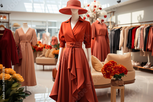 women's clothing store.  