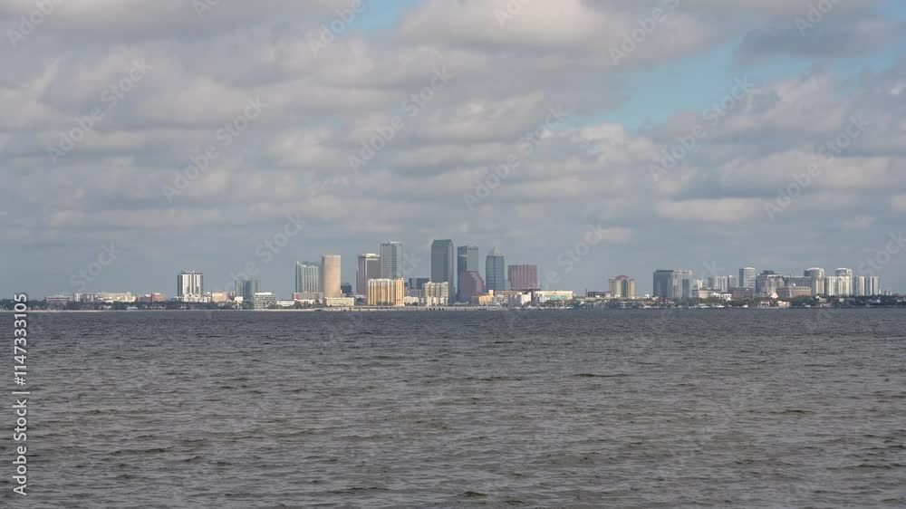 Tampa, Florida USA - Nov 02, 2024: Tampa downtown skyscraper and city cityscape view Tampa, Florida USA - Nov 02, 2024: Tampa downtown skyscraper and city cityscape view