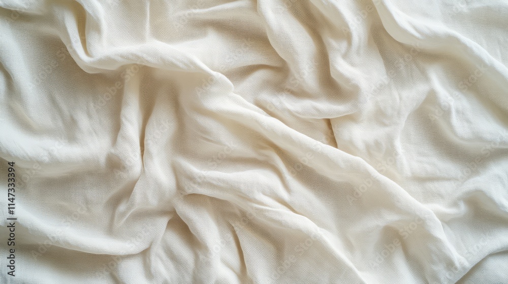 White fabric White fabric