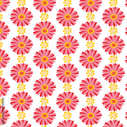 seamless pattern with flowers