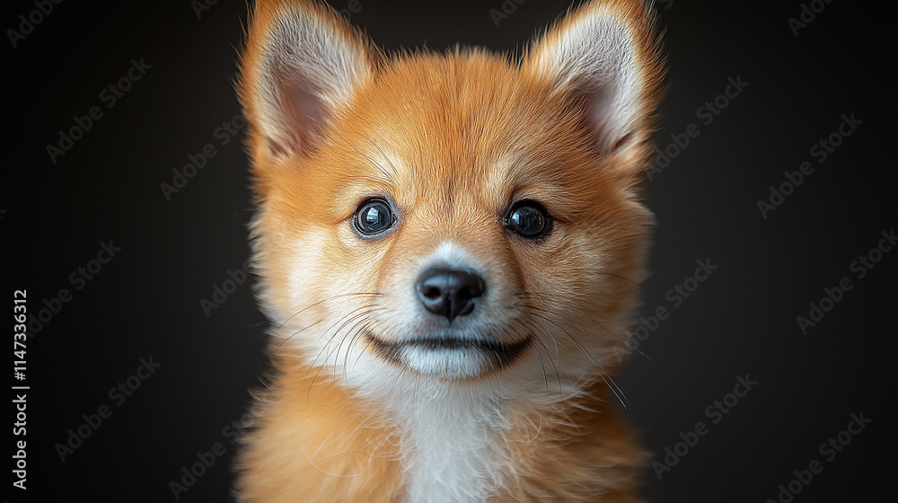 Obraz premium かわいい柴犬