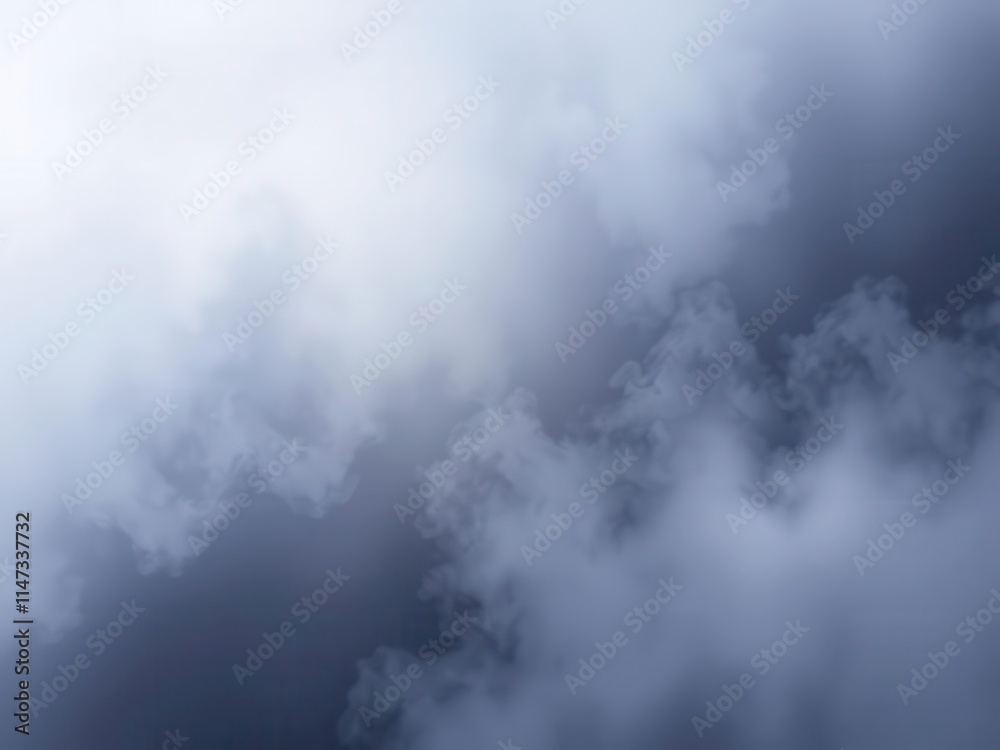 Fototapeta premium A misty and ethereal smoke overlay effect creating a mysterious and immersive atmosphere, background, atmosphere, texture