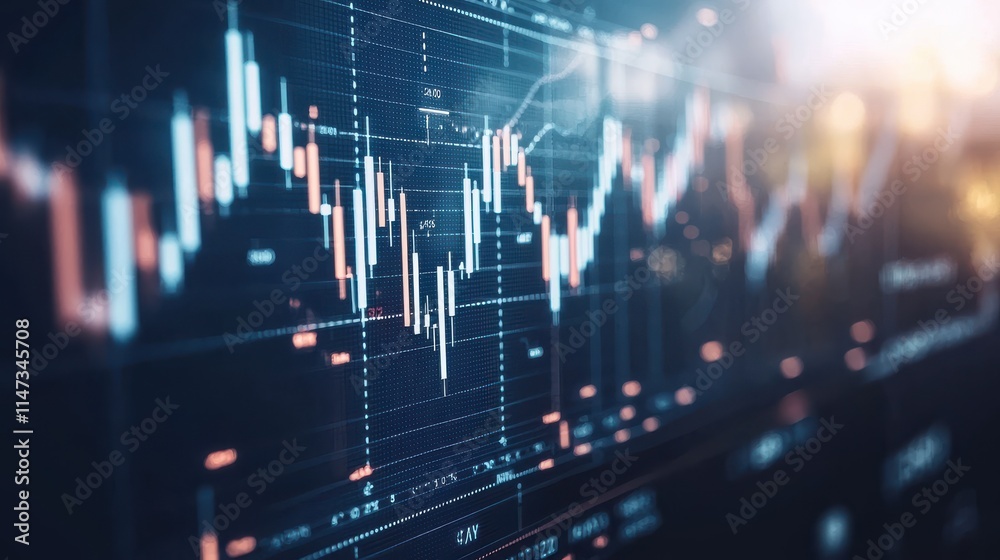 Dynamic financial market analysis stock trading insights digital charting modern office close-up investment strategies Dynamic financial market analysis stock trading insights digital charting modern office close-up investment strategies