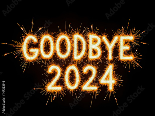 Goodbye 2024 Sparkler Fireworks