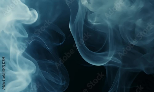 Wallpaper Mural Ethereal smoke forms create an abstract and atmospheric visual effect. Torontodigital.ca