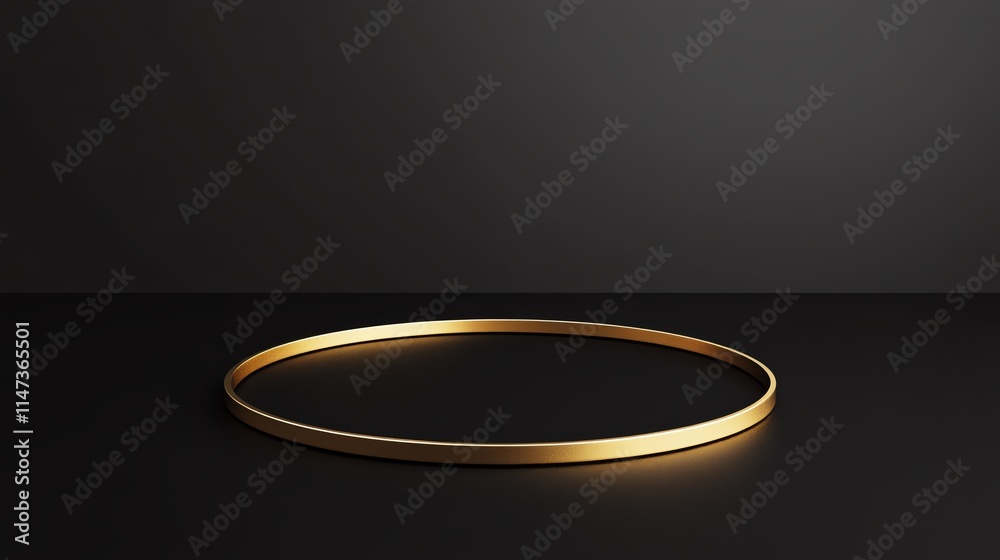 Elegant golden circle provides a stunning minimalist backdrop for showcasing products or artwork. Elegant golden circle provides a stunning minimalist backdrop for showcasing products or artwork.