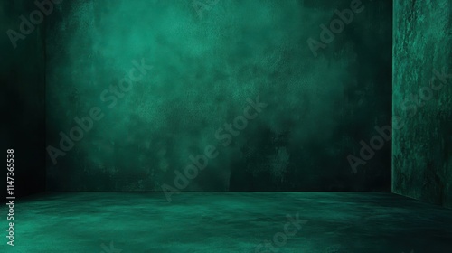 Deep emerald green background with gradient and velvety texture