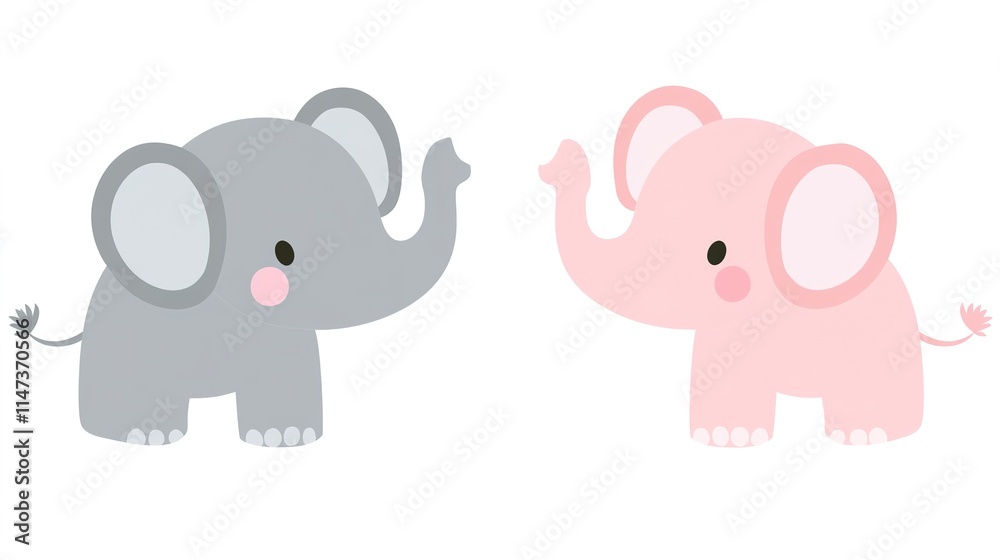 elephant with heart elephant with heart