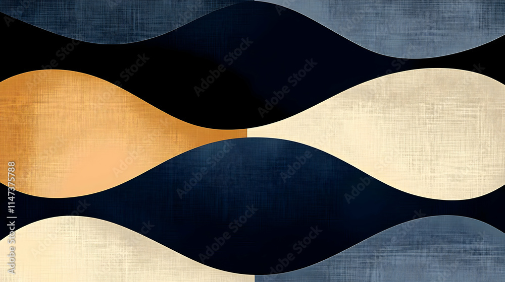 Abstract Design Flows Smoothly with Texture and Color Contrast Abstract Design Flows Smoothly with Texture and Color Contrast