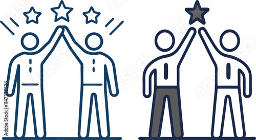 man outline icon vector art illustration