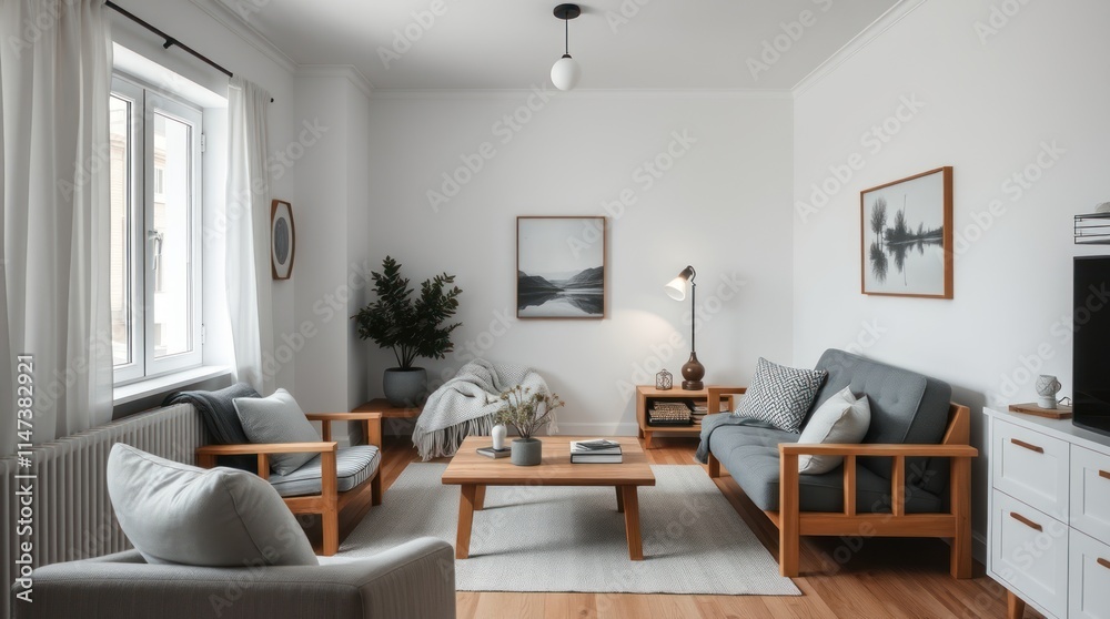 Modern minimalist living room apartment interior design Modern minimalist living room apartment interior design
