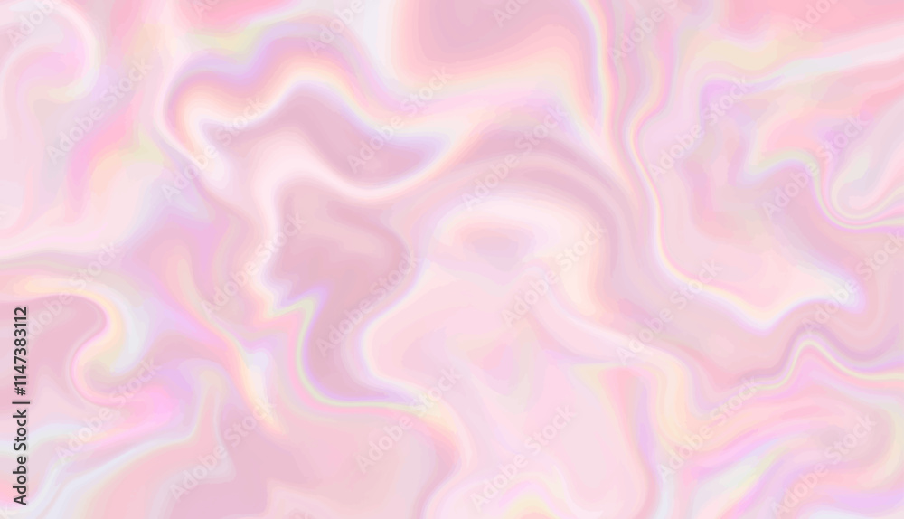 Fototapeta premium Abstract pink gold silk texture background design with neon smooth waves.