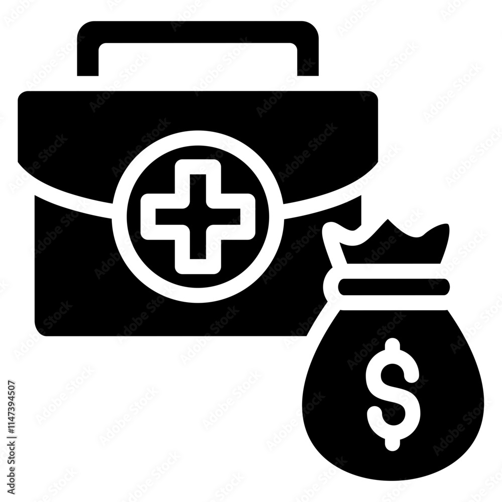 Fototapeta premium Emergency Fund Icon