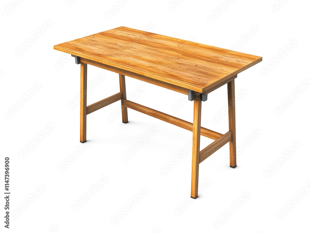 Realistic 3d design of real working table isolate on transparent background Realistic 3d design of real working table isolate on transparent background