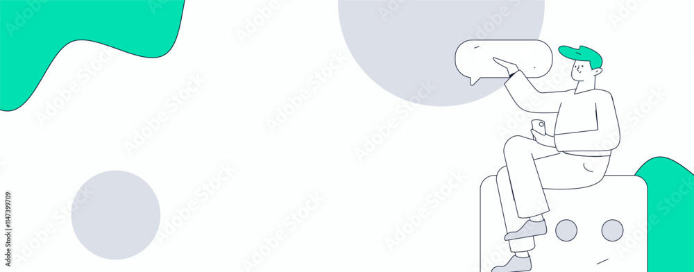 Communicate with consultants flat vector character concept operation hand drawn illustration
Communicate with consultants flat vector character concept operation hand drawn illustration
