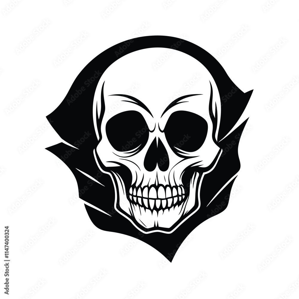 A human skull partially visible through a dark, jagged hole, with eerie, hollow eyes staring out, creating a chilling, mysterious, and ominous visual effect. A human skull partially visible through a dark, jagged hole, with eerie, hollow eyes staring out, creating a chilling, mysterious, and ominous visual effect.