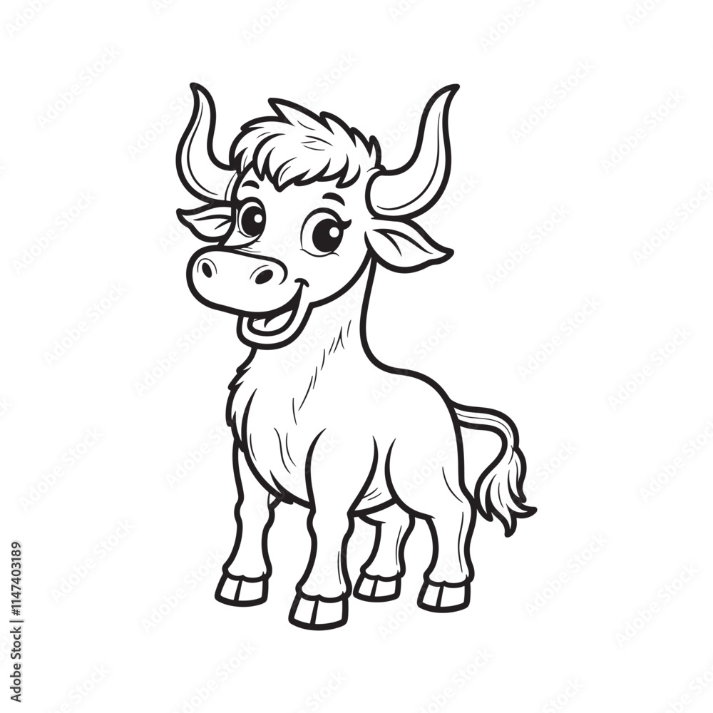 Obraz premium Blall line art vector on white background