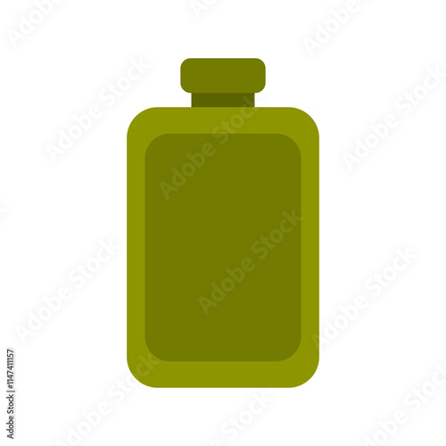 Illustration of an Military Army Infantry Bottle