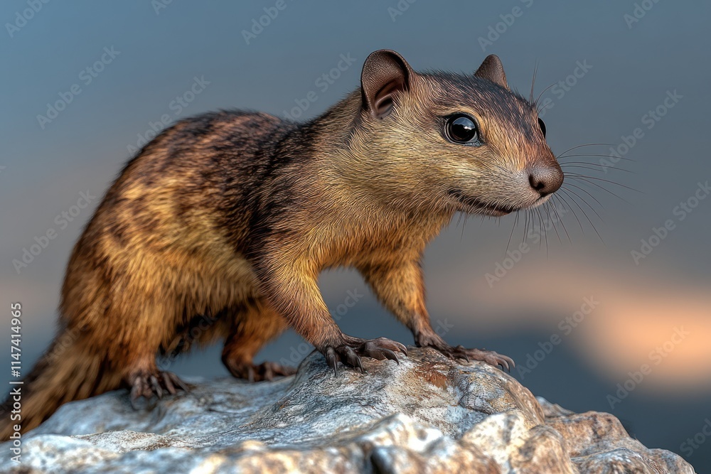 Playful Cartoon Adult Mammal Animal Character Playful Cartoon Adult Mammal Animal Character