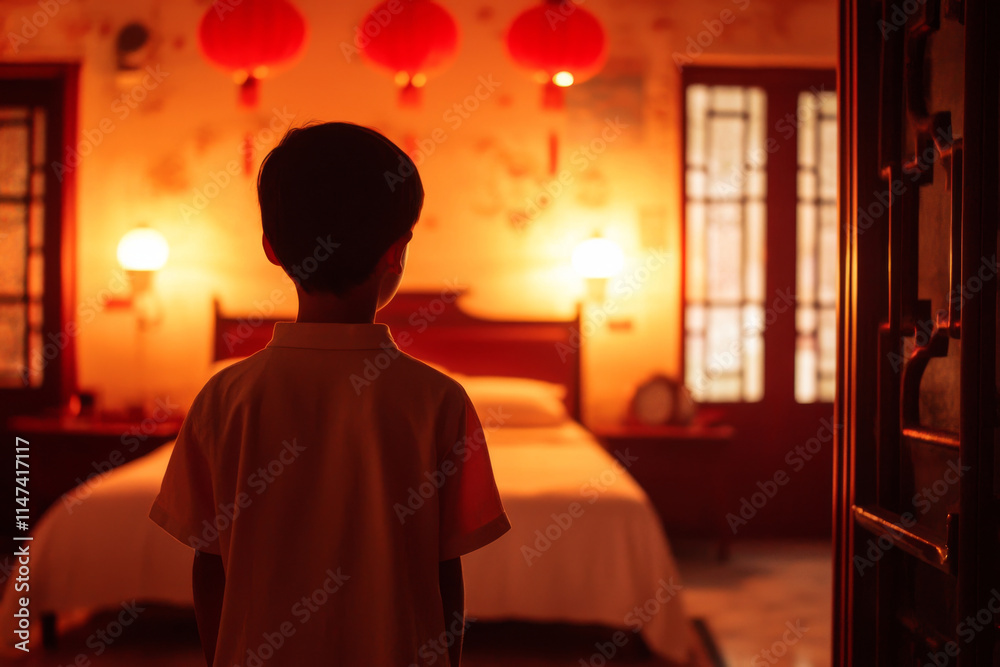 Chinese new year festival celebrating traditions in a cozy home environment Chinese new year festival celebrating traditions in a cozy home environment