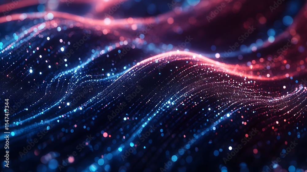 Dynamic waves of light and color abstract digital art virtual space 3d visualization futuristic concept Dynamic waves of light and color abstract digital art virtual space 3d visualization futuristic concept