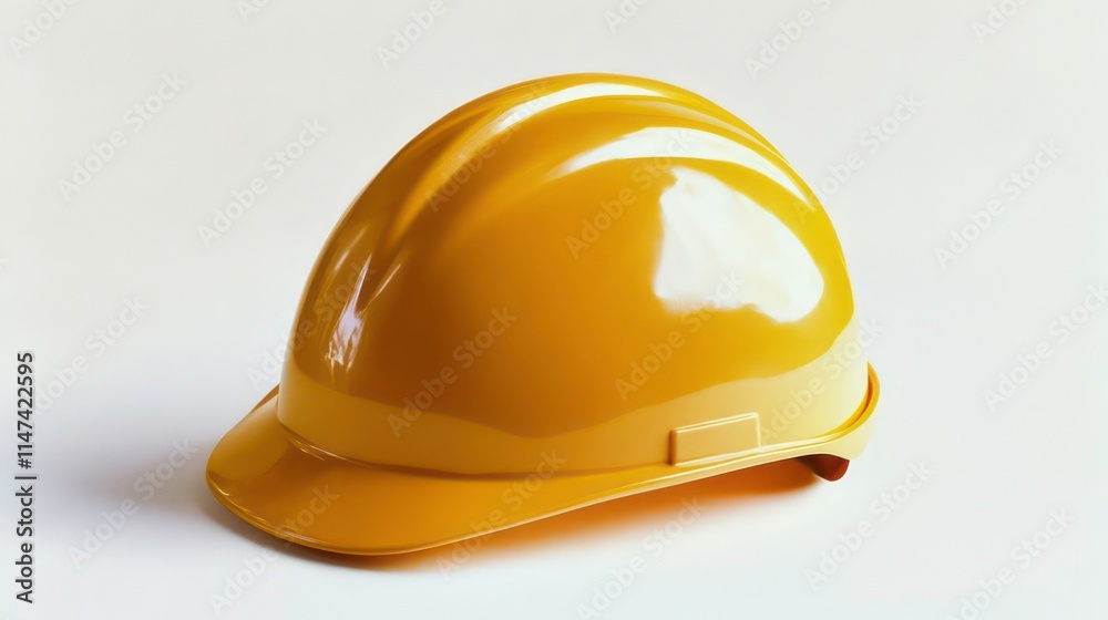 Yellow hard hat safety helmet isolated on white background. Yellow hard hat safety helmet isolated on white background.