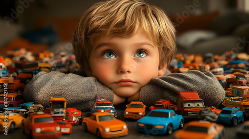 Boy Dreams of Cars: Toy Vehicle Collection