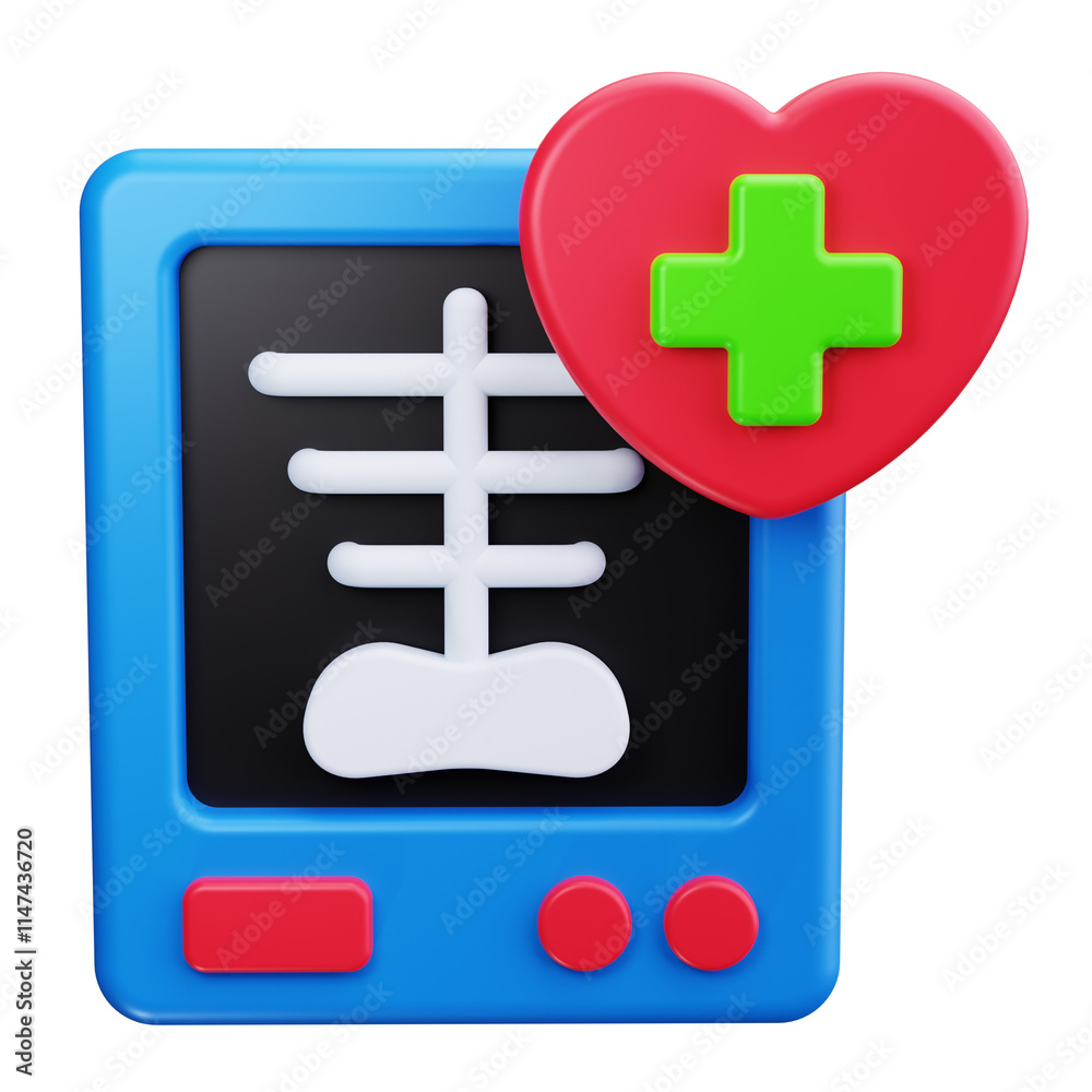 Fototapeta premium imaging 3d render icons