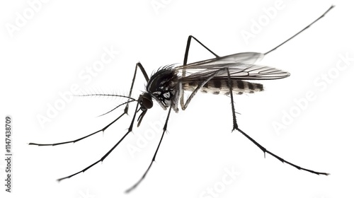 Wallpaper Mural Mosquito isolated on white Torontodigital.ca