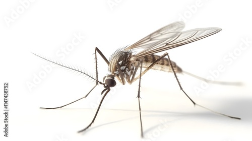 Wallpaper Mural Mosquito isolated on white Torontodigital.ca