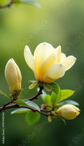 Yellow Magnolia Grandiflora