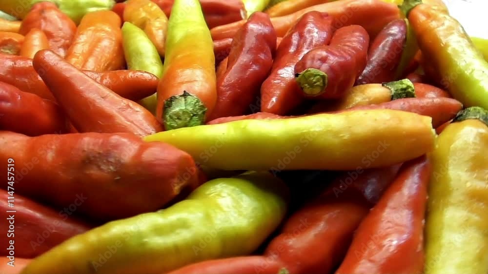 red hot cayenne pepper is very spicy red hot cayenne pepper is very spicy