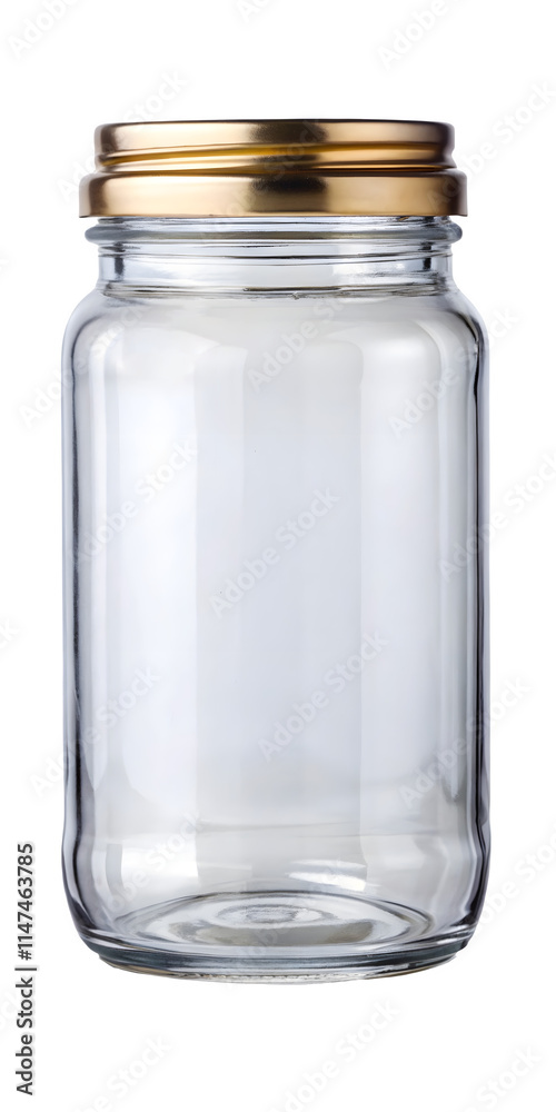 empty glass jar isolated empty glass jar isolated