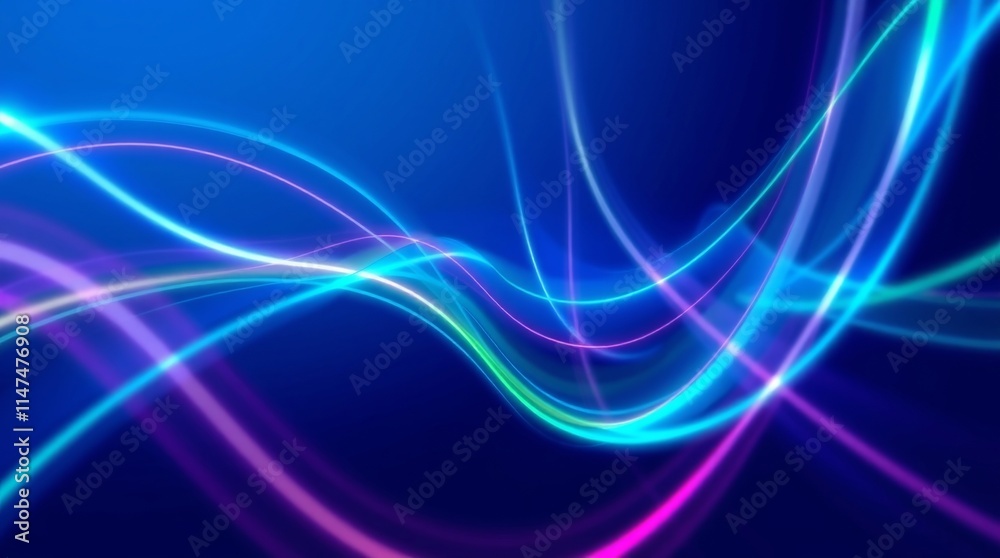 Obraz premium Digital abstract artwork, high contrast low key lighting, deep shadows, dramatic effect 