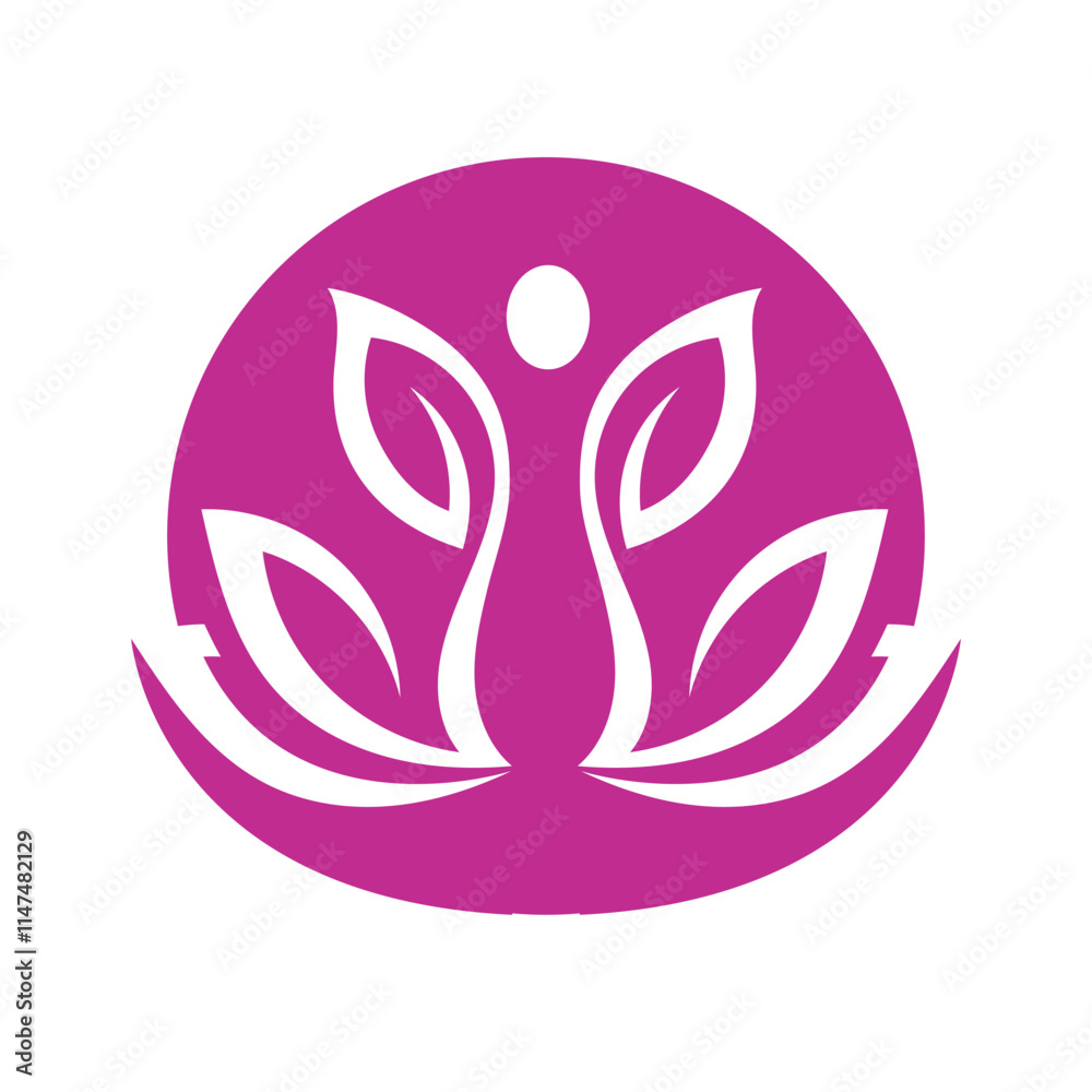 Elegant Lotus Flower Logo Design Elegant Lotus Flower Logo Design