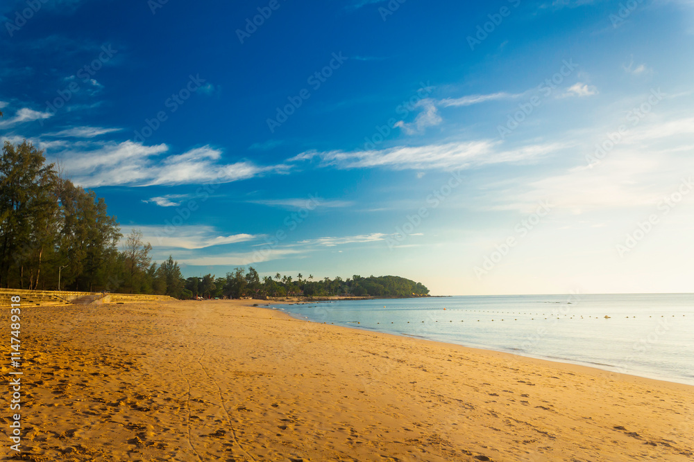 Long Beach or Phra Ae Beach during sunset, Koh Lanta, Krabi Province, Thailand Long Beach or Phra Ae Beach during sunset, Koh Lanta, Krabi Province, Thailand