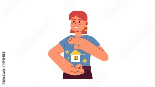 Investment property business Animated Illustration