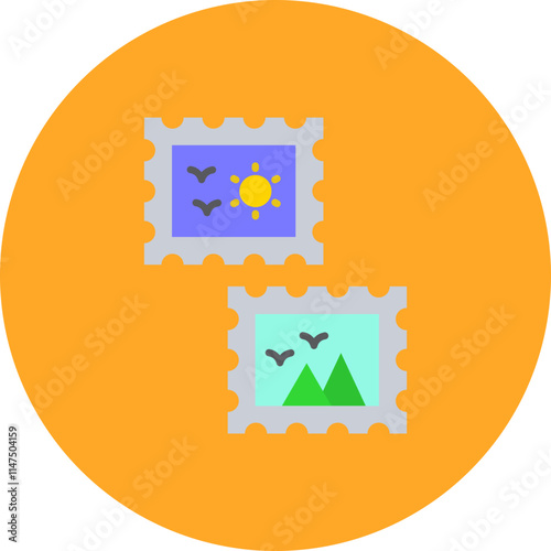 Stamp collecting Icon